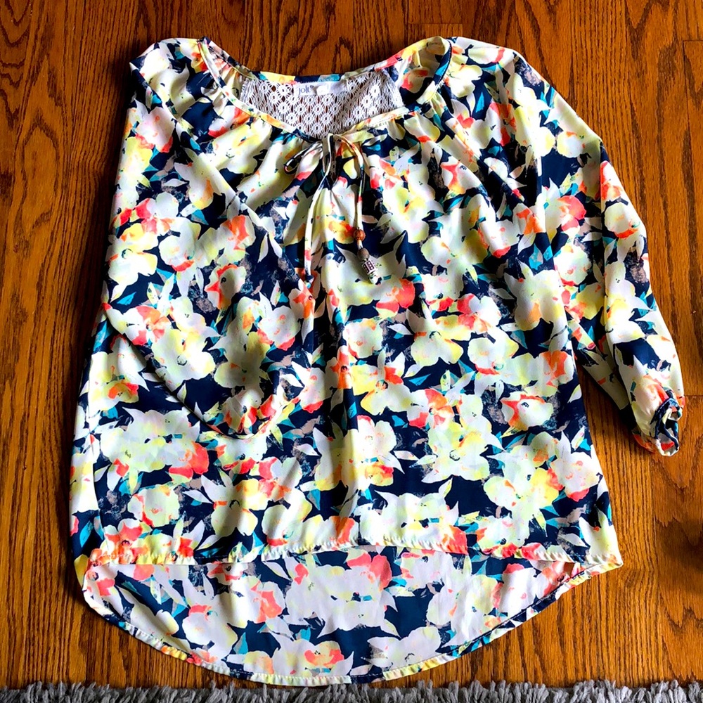3/4 Sleeve Loose Blouse